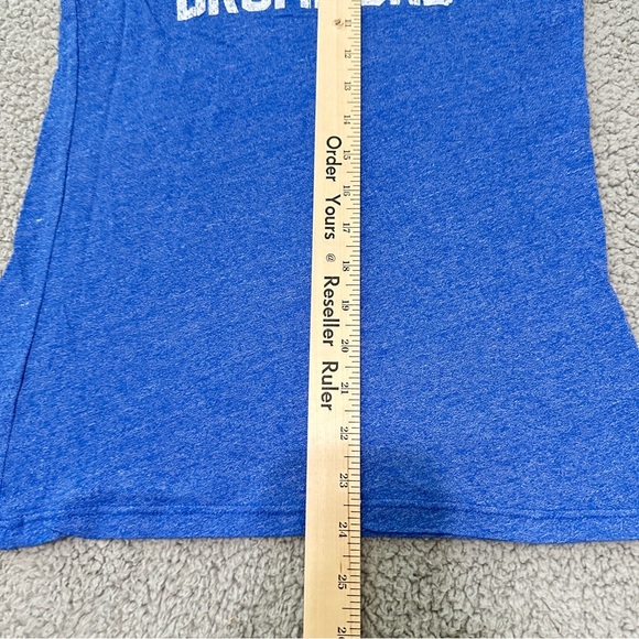 NBA Pistons Drummond Tank Top Majestic Threads Size M NWT Blue Red - Picture 6 of 6